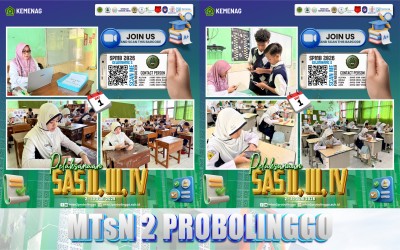 MTsN 2 Probolinggo Gelar Sumatif Akhir Semester II, III, dan IV, Wujudkan Generasi Cerdas, Berkarakter, dan Berdaya Saing